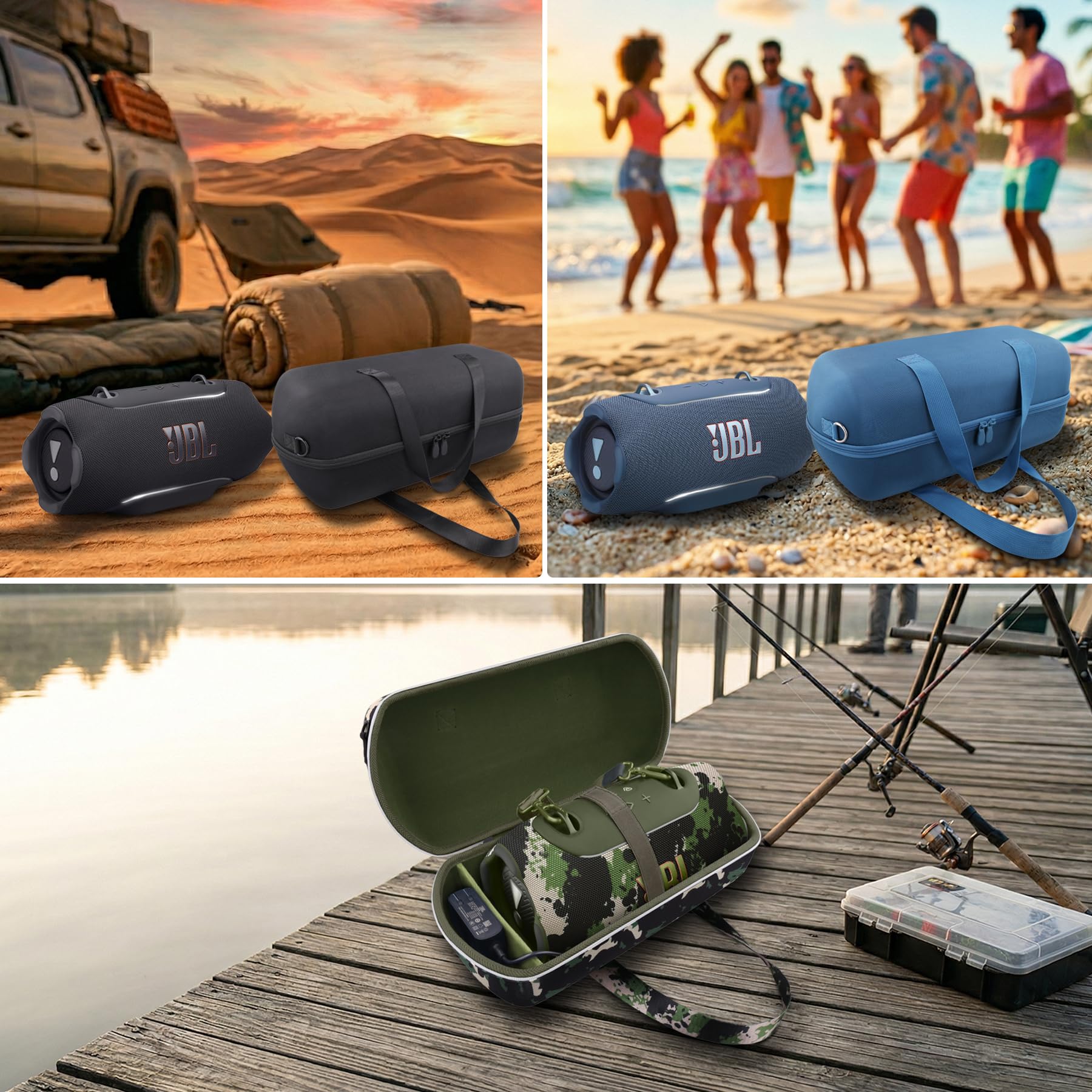 co2CREA Duro Custodia Viaggio Caso Copertina per JBL Xtreme 5 Speaker Bluetooth Portatile (solo scatola,Case Only)