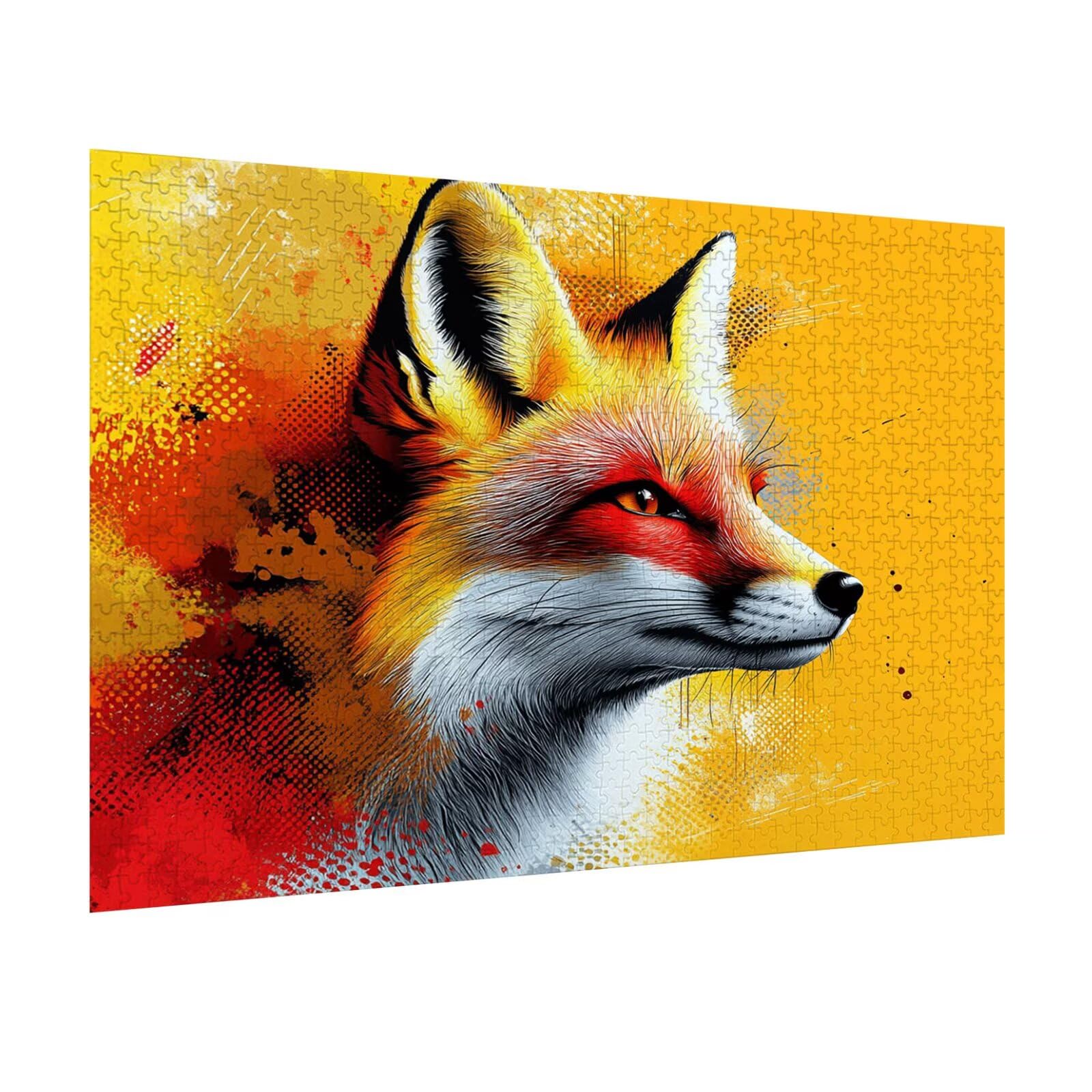 Puzzle 4000 Pezzi volpe Puzzle Classici per Gioco Familiare, n-249 | Impossibile Puzzles, Intrattenimento Creativo, Rilassamento e Intelligence, Regalo per Amore e Amico, Home Decor, astratto