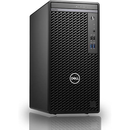 Dell OptiPlex 3000 Tower Business Desktop, Intel i5-12500 Processor, 32GB RAM, 1TB PCIe SSD, Ethernet, WiFi Adapter, KB& Mouse, DVDRW, Windows 11 Pro, Black