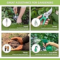 Vista 3 de Gardening Tools 12-Piece, Durable Heavy Duty Garden Tool Set Stainless Steel, Garden Hand Tools with Tote Bag, Non Slip Handles, Gardening Ideal