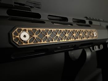 真鍮戦飾　レールカバー　ハンドガード用 Amazon.co.jp: 真鍮製レールカバー ハンドガード用 M-LOK対応