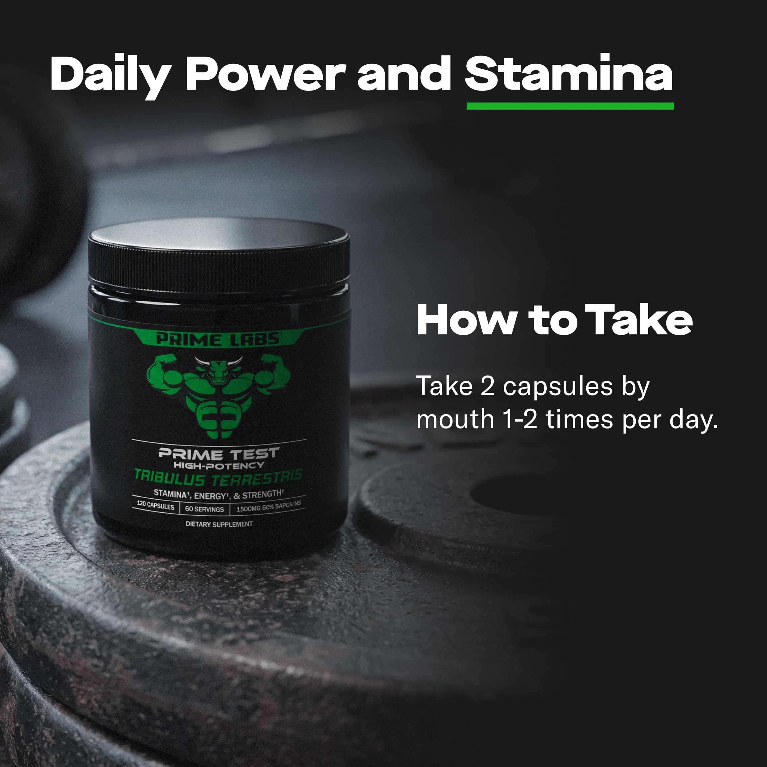 Prime Labs Tribulus Terrestris for Men, 1300 Mg, 95% Saponins — Amazon image 8