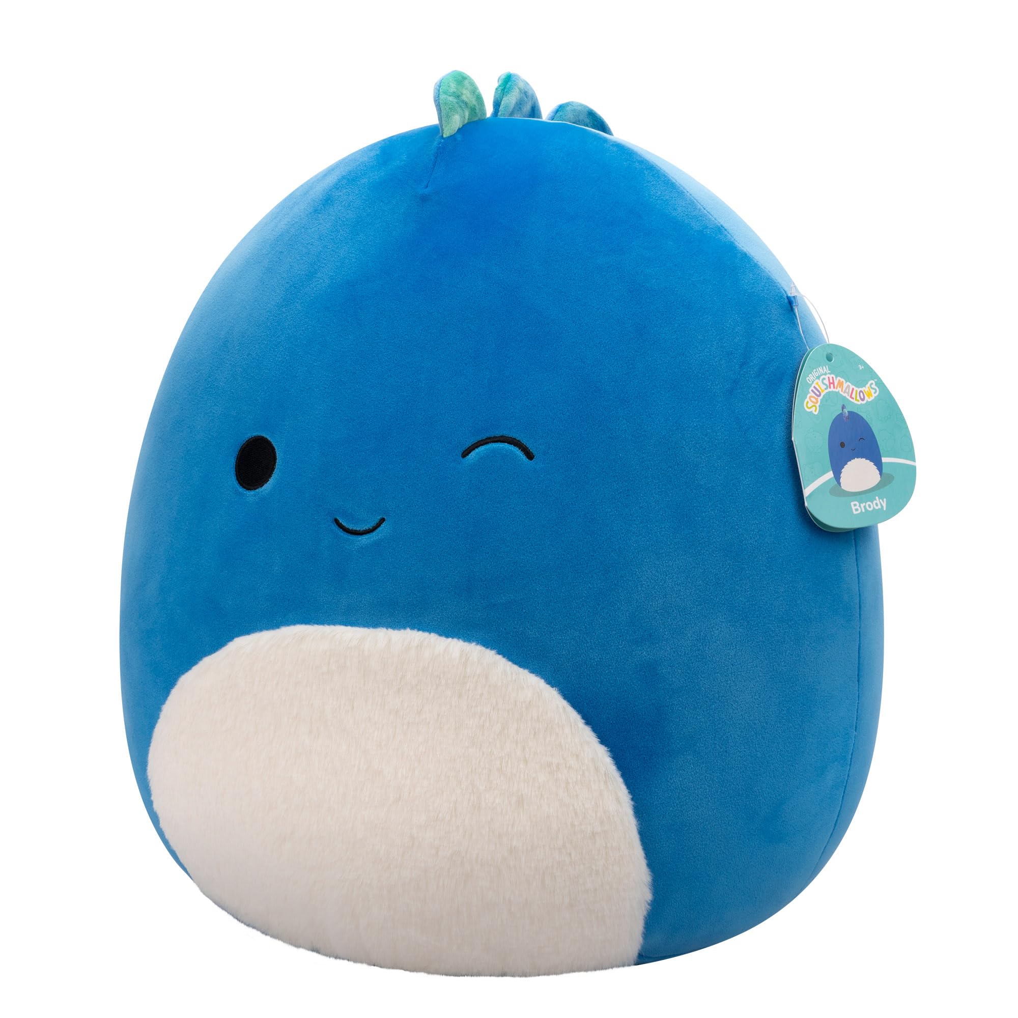 Squishmallows Original 16 Inch - Brody the Winking Dark Blue Dino, 40 cm - Image 3