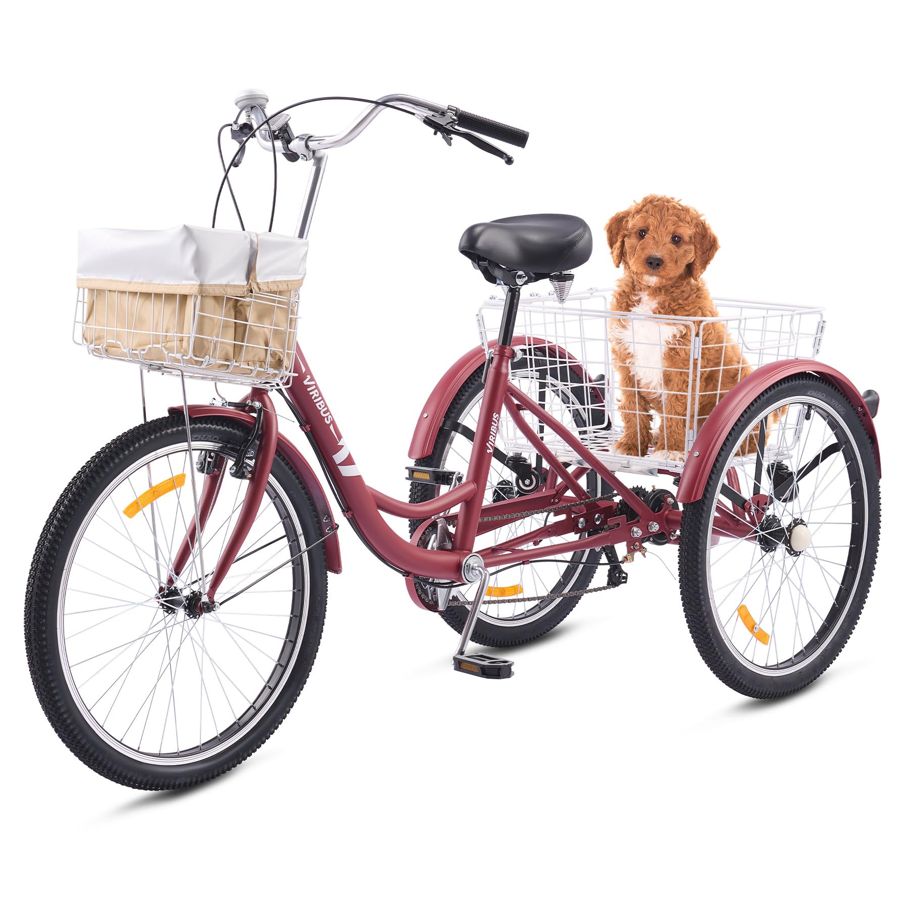 Amazon | Viribus 大人用三輪車 大人用三輪車 7速 26インチ 3輪