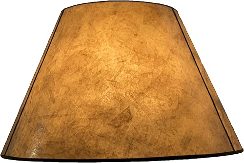 Miniatura 2 de Urbanest Pantalla de mica plateada, diámetro inferior de 12 pulgadas, altura de 7.5 pulgadas, ajuste de araña