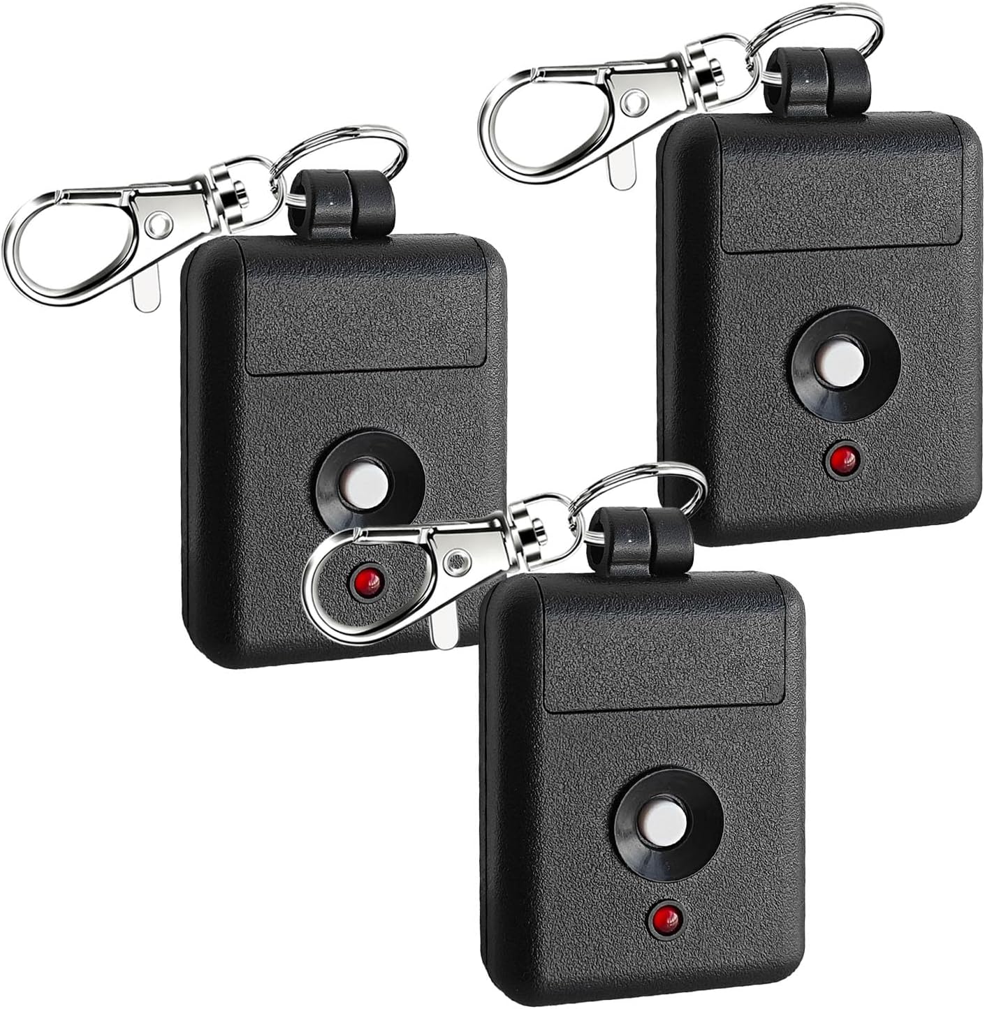 Garage Door Opener Remote for Linear Delta-3 DNT00026 MINI-T 1-Channel Ladybug Miniature Keychain Transmitter Remote 310MHz 8 Dip Switch Garage Door Transmitter(3 Pack)