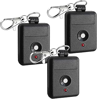 Garage Door Opener Remote for Linear Delta-3 DNT00026 MINI-T 1-Channel Ladybug Miniature Keychain Transmitter Remote 310MHz 8 Dip Switch Garage Door Transmitter(3 Pack)