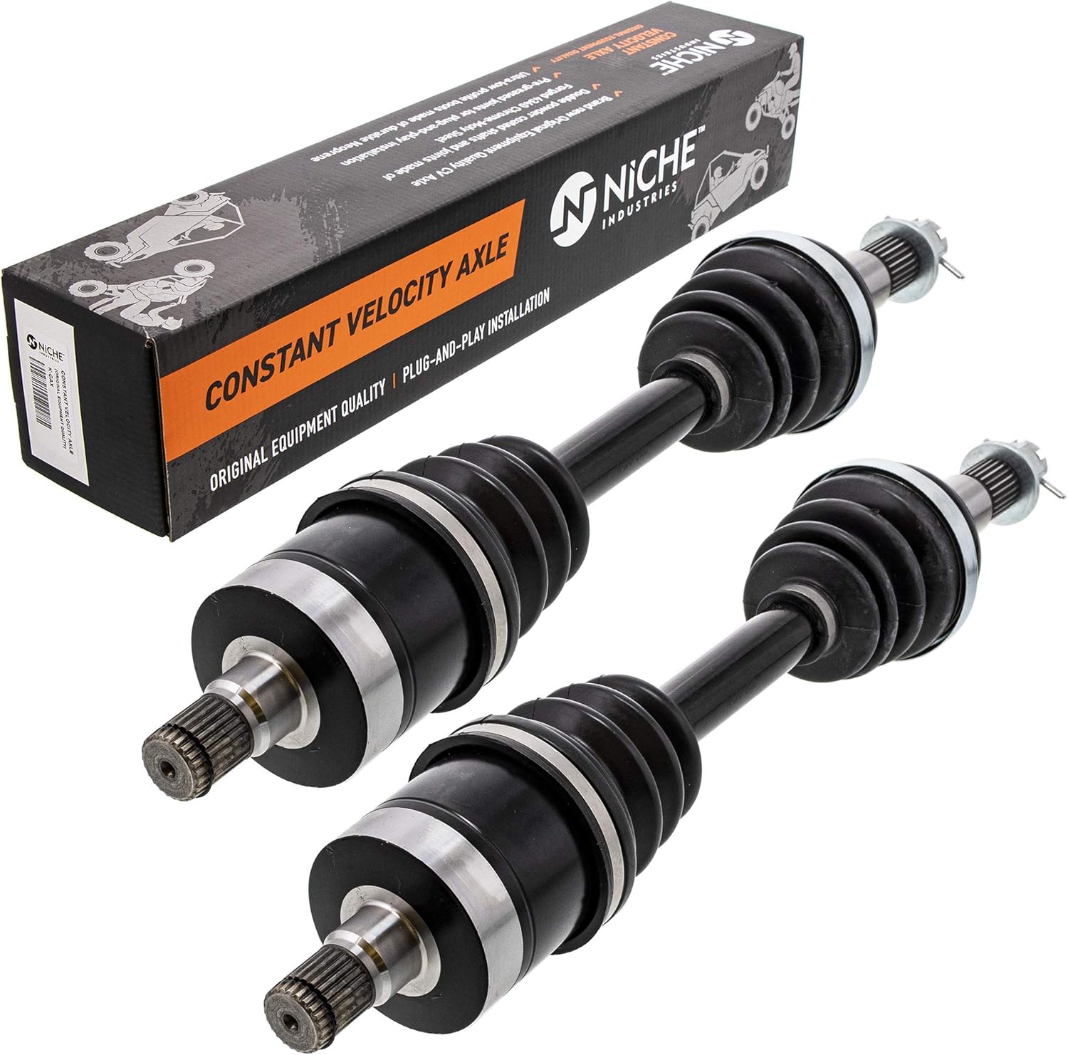 NICHE Eje trasero CV eje de transmisión para Can-Am Outlander 2015-2018 650 850 1000 Max 850 Renegade 1000R 2 Pack