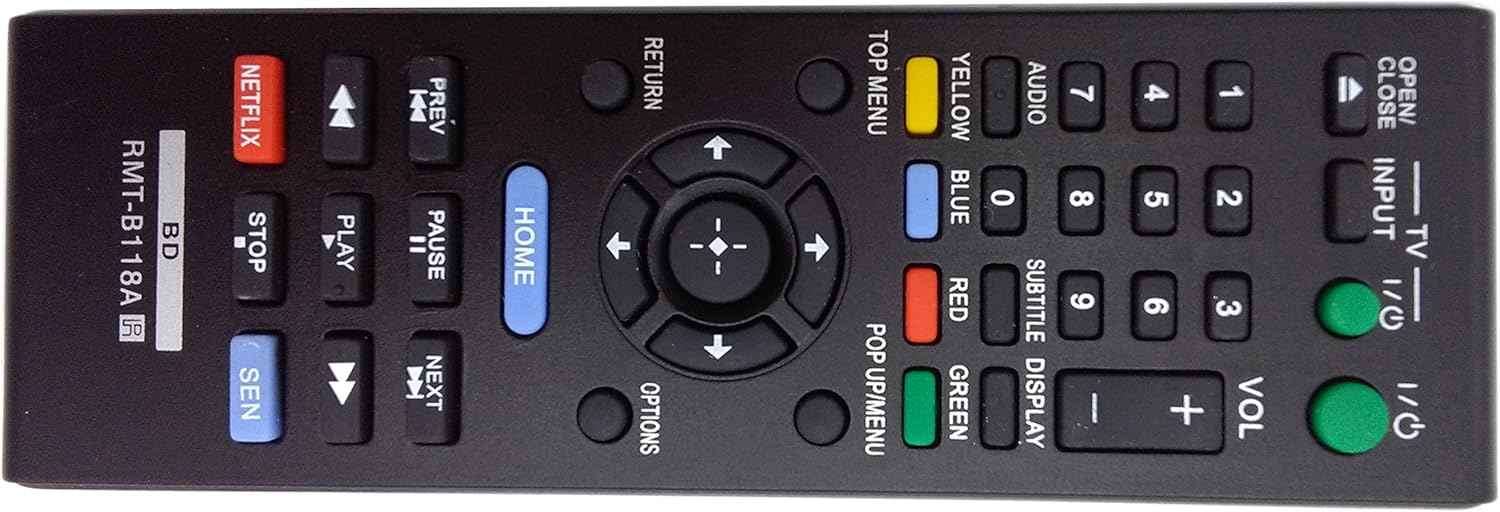 Zuru ezu view of VINABTY RMT-B118A Remote Control buttons
