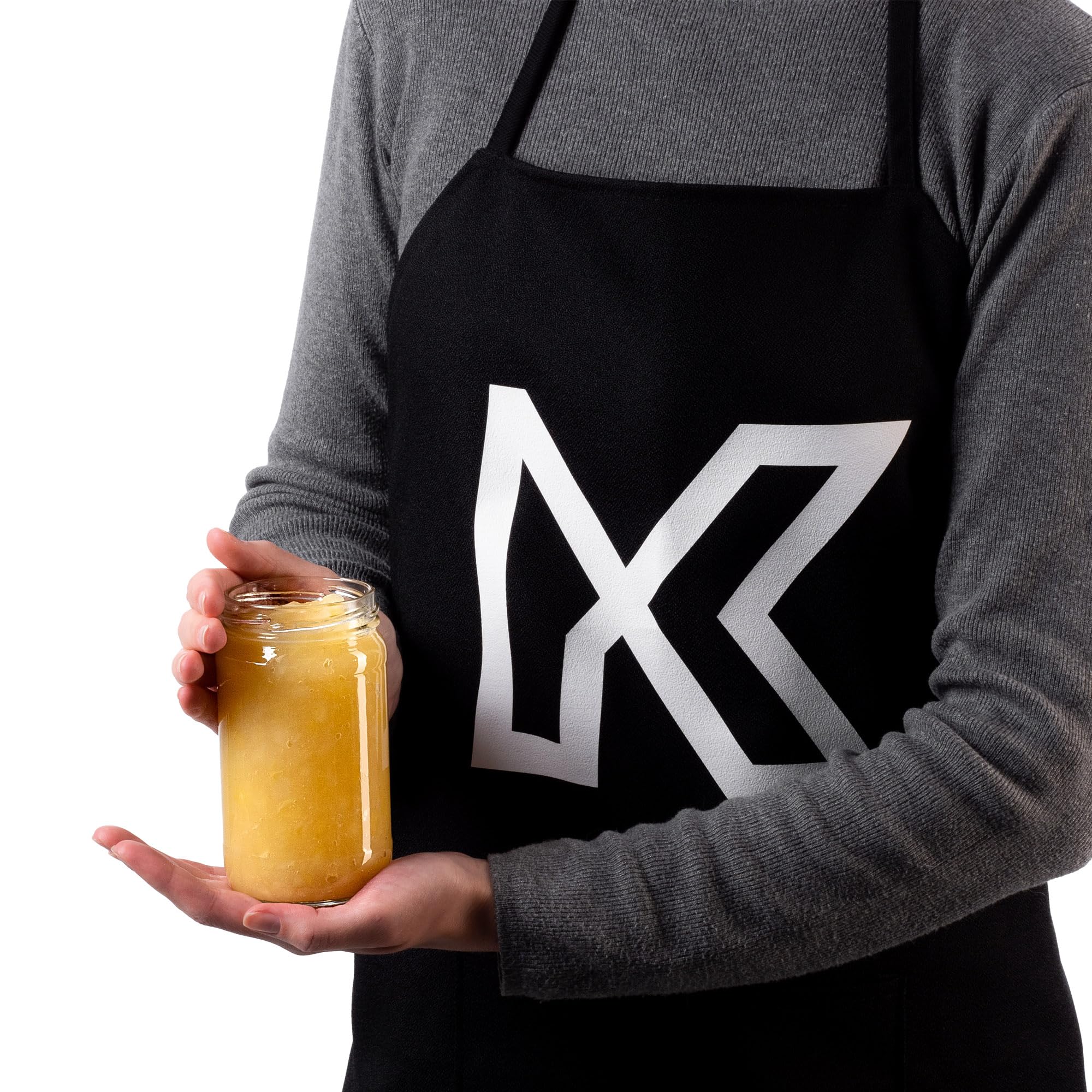 KADAX barattoli in vetro 350ml Ø66 funghi – tappo a vite ermetico, lavabili in lavastoviglie, per marmellate, miele, conserve e spezie