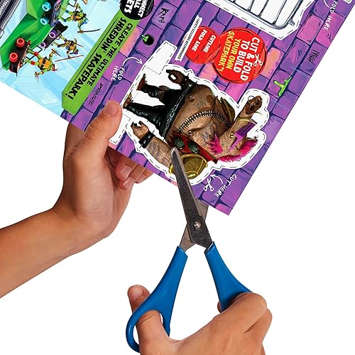 Miniatura 6 de Teenage Mutant Ninja Turtles Mutant Mayhem Michelangelo en una patineta con accesorios de Playmates Toys - Exclusivo de Tienda