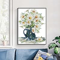 Vista 2 de ITSTITCH Kits de punto de cruz estampados para principiantes, gama completa de punto de cruz con patrón preimpreso para niños o adultos, kits