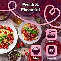 Vista 4 de SVI 550 Large Red Cherry Tomato Seeds (Solanum lycoperscium) – Cherry Tomatoes Seed Packets, Mini Tomatoes On The Vine – Heirloom Vegetable Seeds in