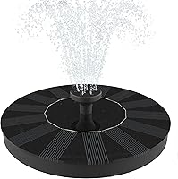 Vista 1 de Solar Fountain, Solatec Solar Powered Bird Bath Fountain Pump 1.3W Solar Panel Kit Water Pump,Outdoor Watering Submersible Pump for Pond, Pool
