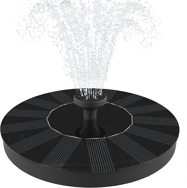 Solar Fountain, Solatec Solar Powered Bird Bath Fountain Pump 1.3W Solar Panel Kit Water Pump,Outdoor Watering Submersib