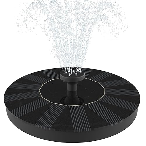 Solar Fountain, Solatec Solar Powered Bird Bath Fountain Pump 1.3W