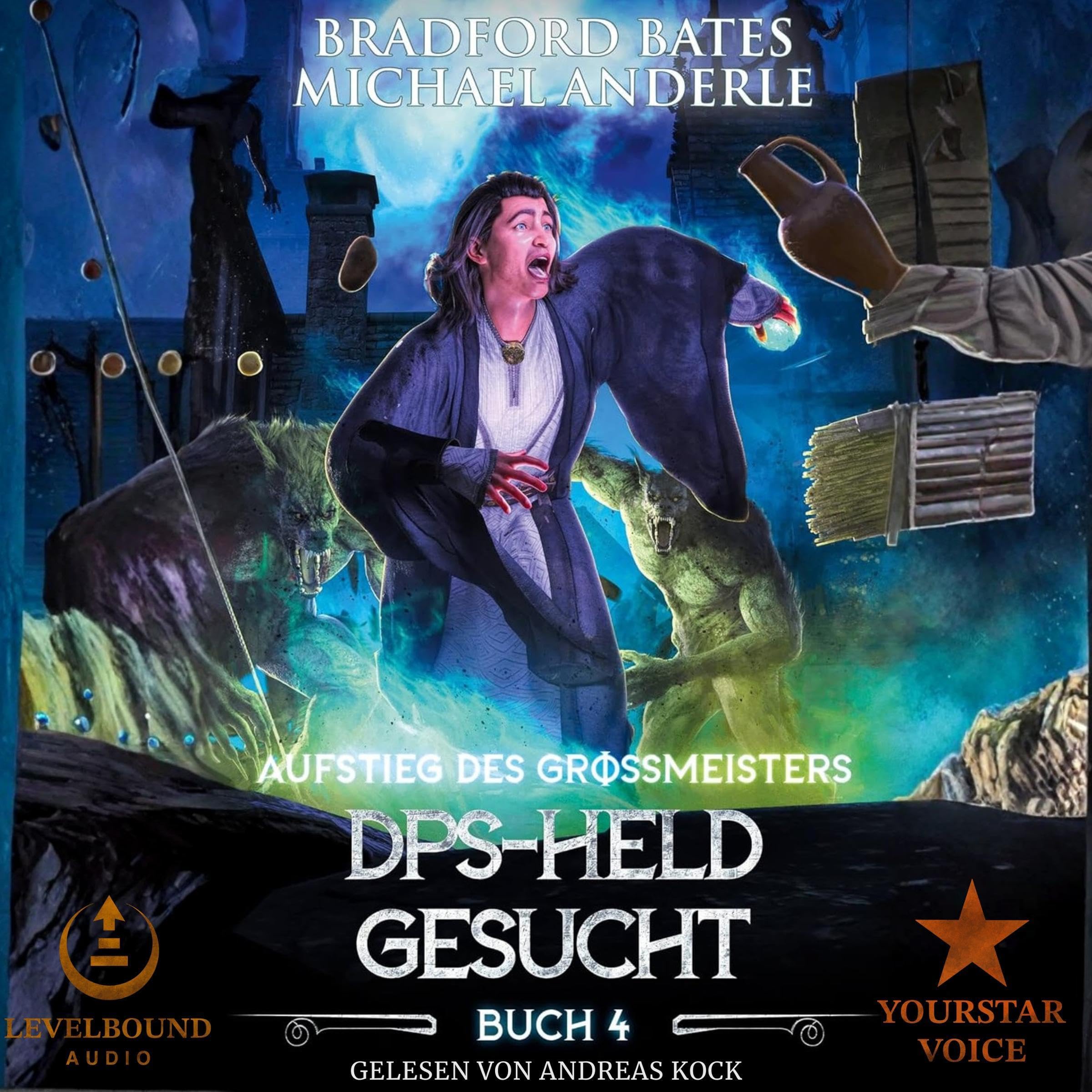 Cover art for DPS-Held gesucht: Ein Fantasy-LitRPG/GameLit-Roman