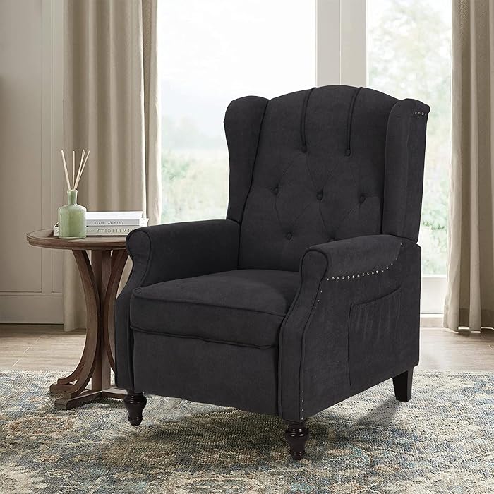 Buy Wingback Recliner Chair, Accent Chair with Massage & Heating