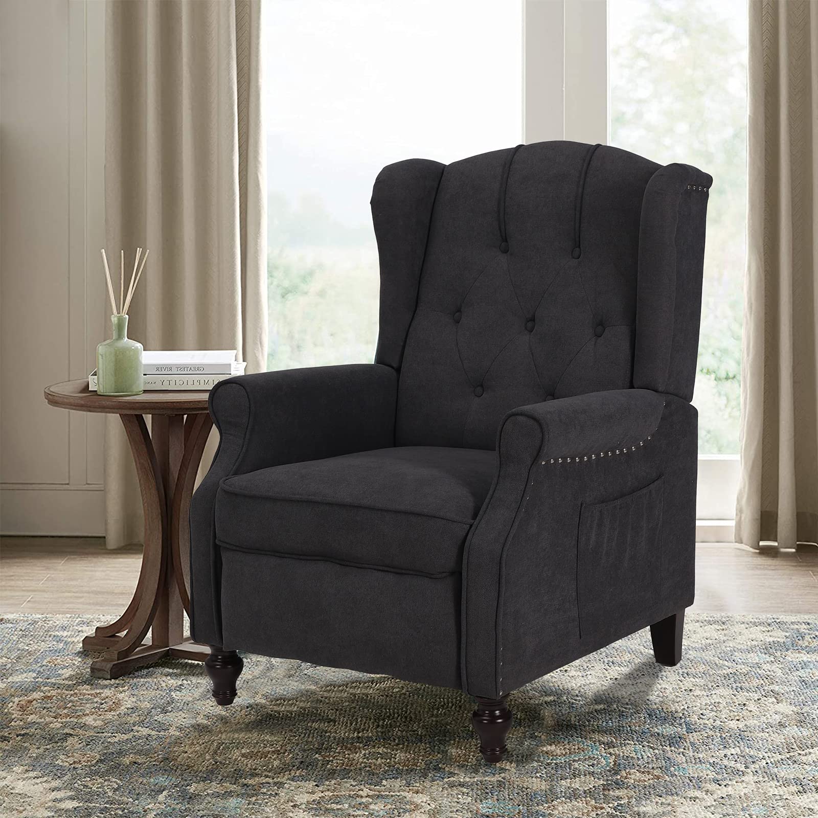 Buy NA Wingback Recliner Chair, Accent Chair with Massage & Heating