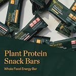 Vegan Protein Bars by Younited Wellness | Made in Canada | With Real Food Ingredients and 16g of Protein | Boosts Energy | 10g of Fibre and Low in Sugar | Crunchy Peanut Butter Cup | 12 Bars per Box