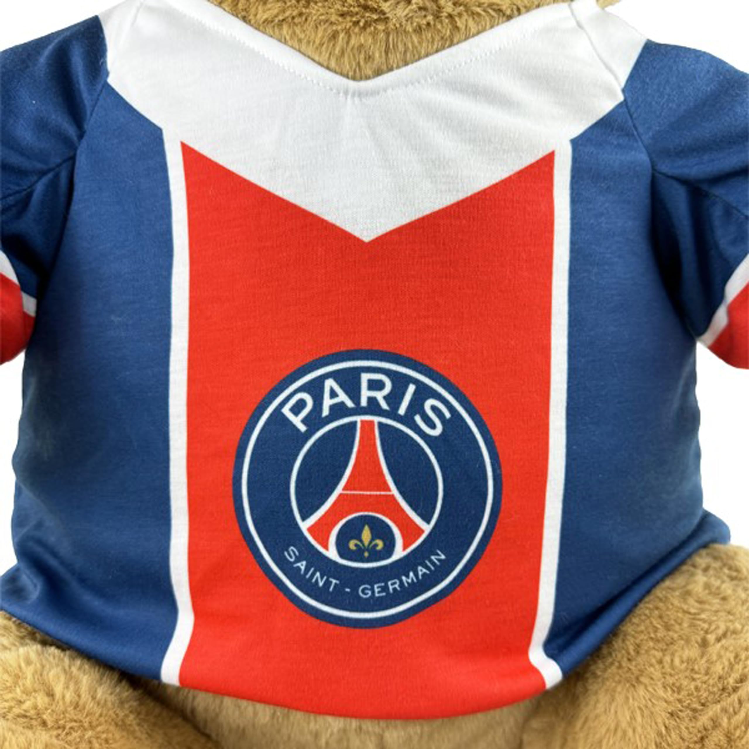 Peluche PSG Ours Maillot 28 cm Officiel Paris Saint Germain