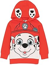 PAW PATROL Kids Hoodie Chase Marshall Skye Everest or Rubble 3D Ears Pullover