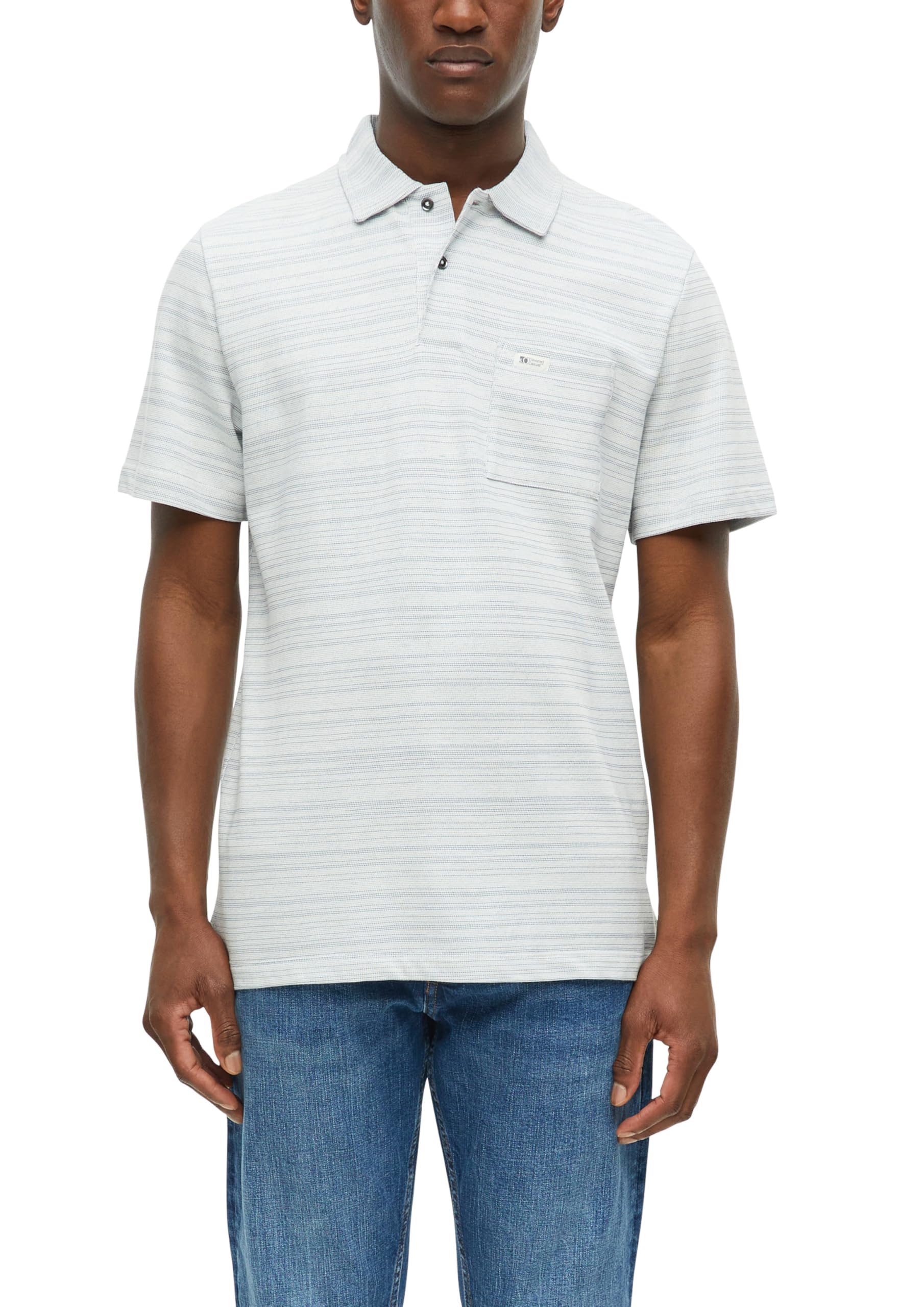 s.Oliver Men's 2178945 Polo Shirt (Pack of 1), White, XXL
