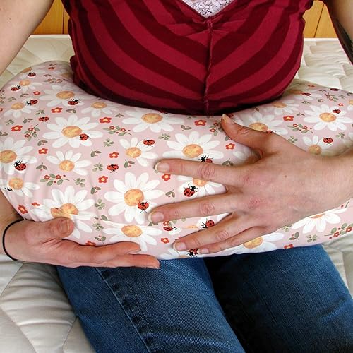 Miniatura 3 de Spring Daisy - Fundas de almohada de lactancia floral para niños y niñas, diseño bohemio, hojas de flores silvestres, funda de almohada para