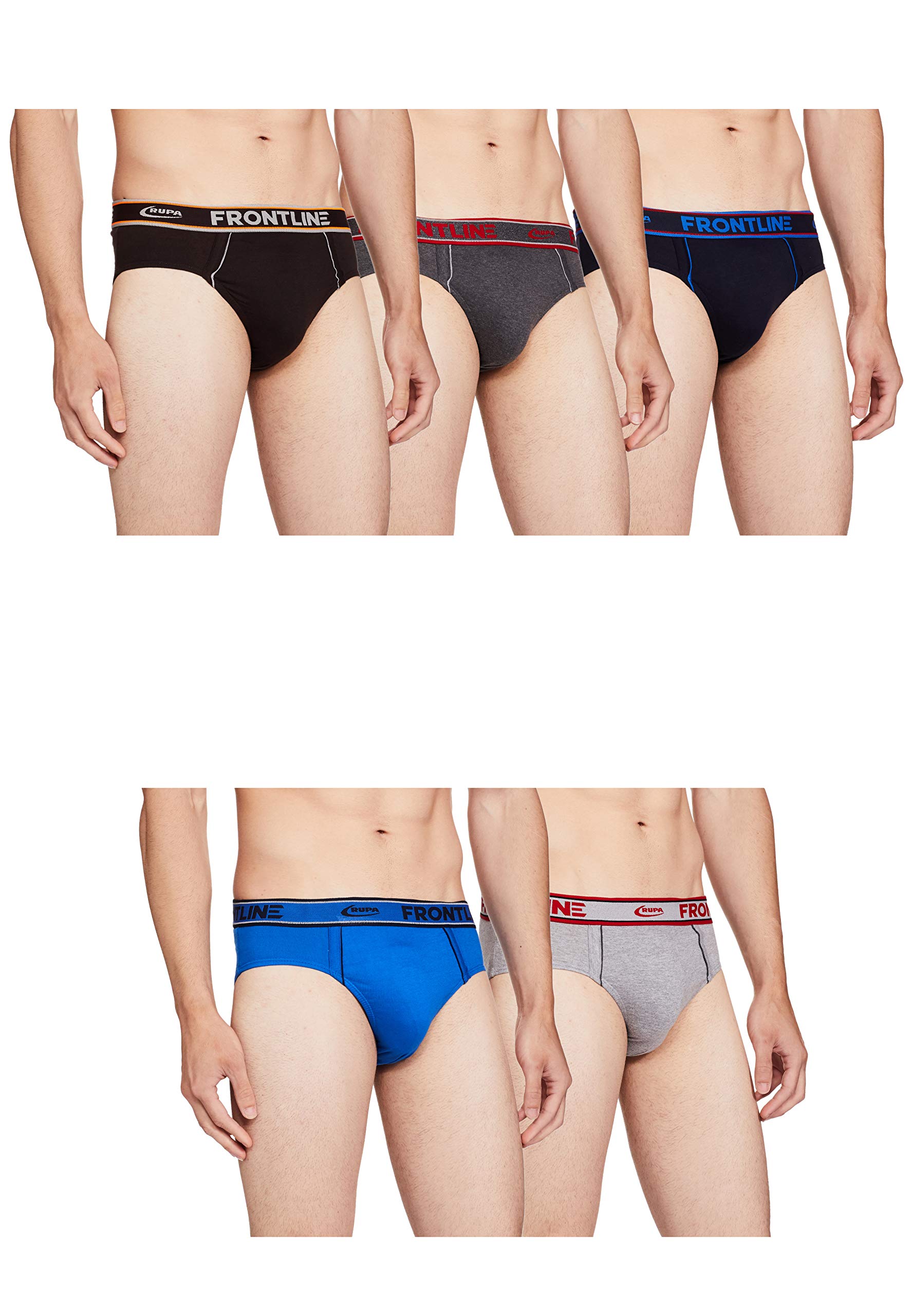 rupa frontline Men's Cotton Brief (Pack of 5)(8903978457154_FL EXPANDO_95_Coffee, Grey Melange, Chocolate, Maroon, Biscuit_XL)(Colors and Prints May Vary)-picture-17