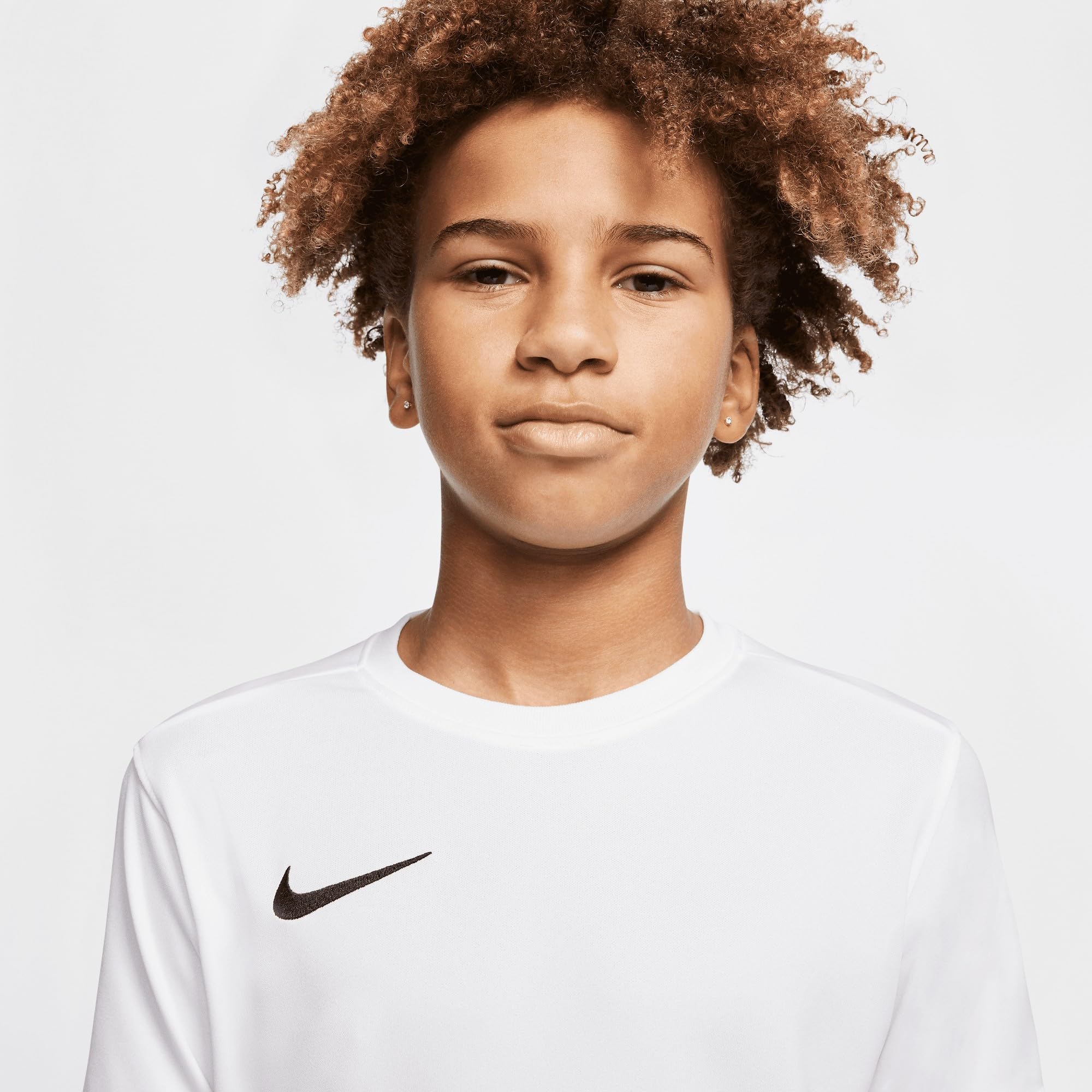Nike Unisex Niños Camiseta de Manga Corta Nk Df Park 7, White y Black, BV6741-100, S