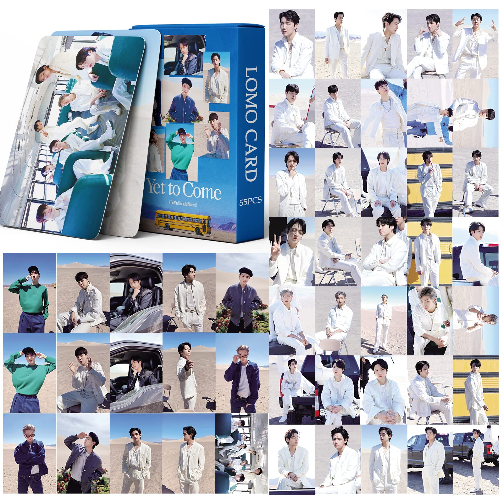 Bangtan Boys Photo Cards 55pcs Bangtan Boys YET TO COME New Album Photo Cards KPOP Bangtan Boys Yet to Come LOMO Cards KPO...