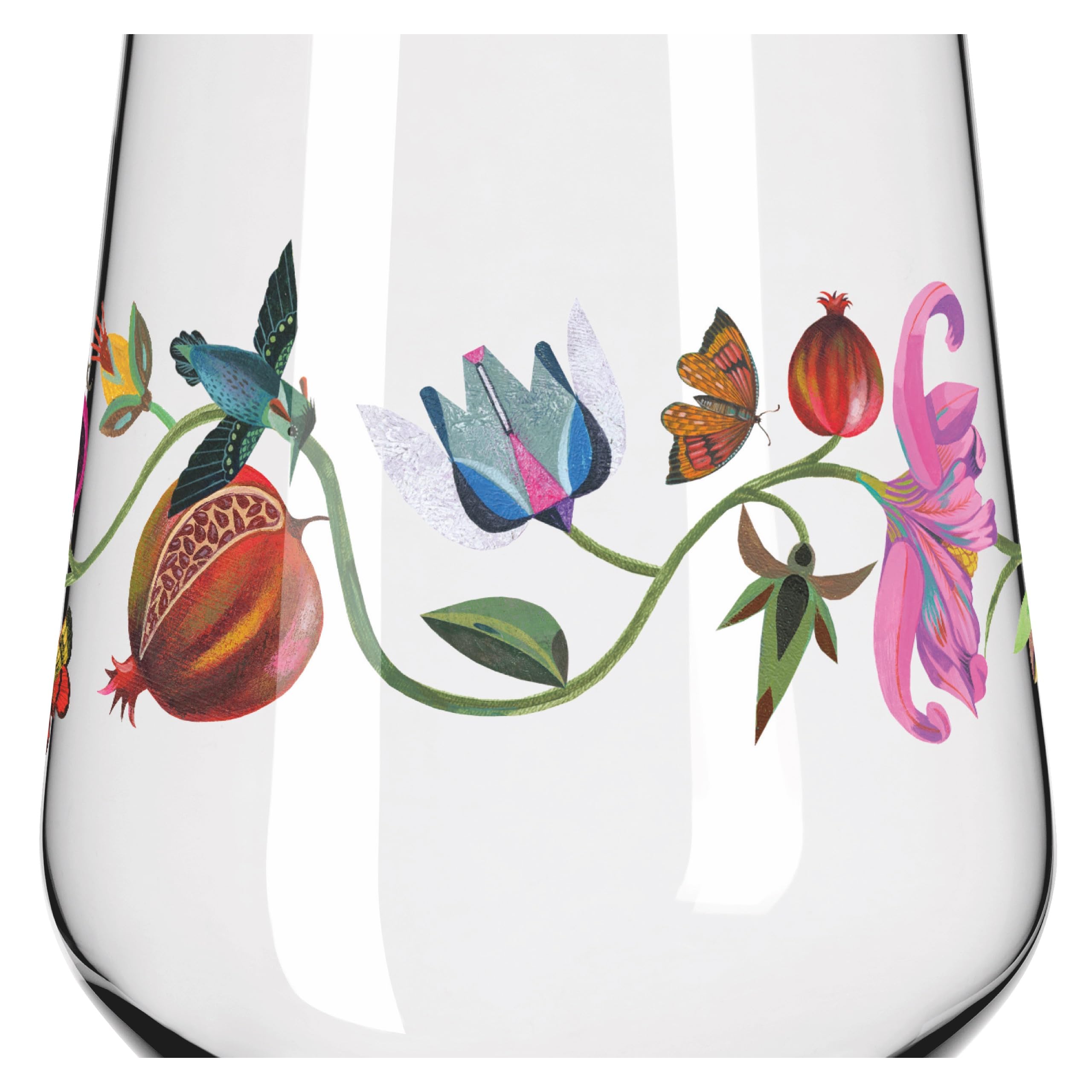 RITZENHOFF 3891002 Bicchiere da gin - 700 ml - Set di 2 bicchieri - Serie Botanic Lights - Motivo estivo - Made in Germany