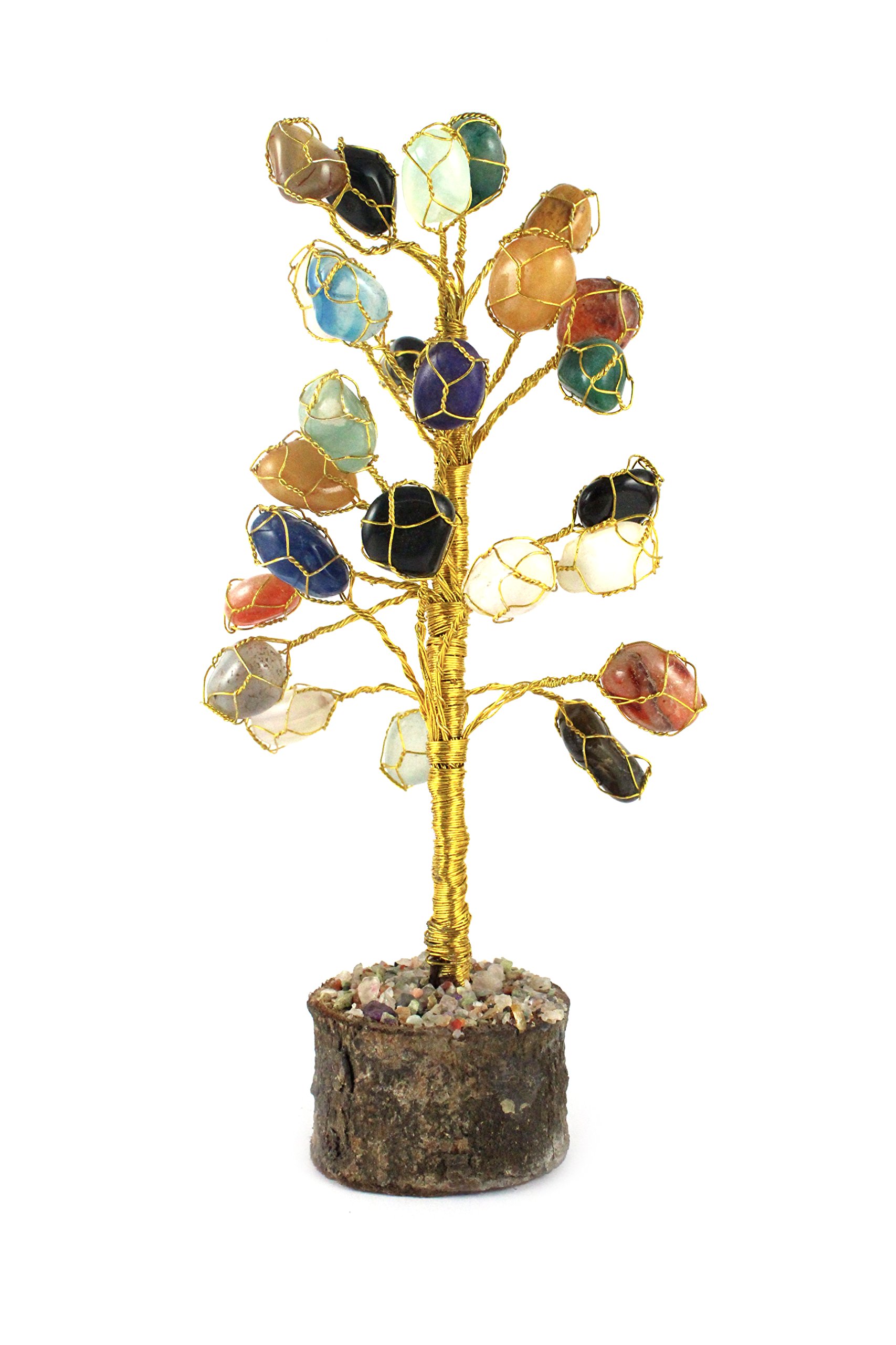 eshoppee vastu/feng Shui Tumbled Gem Stone Tree