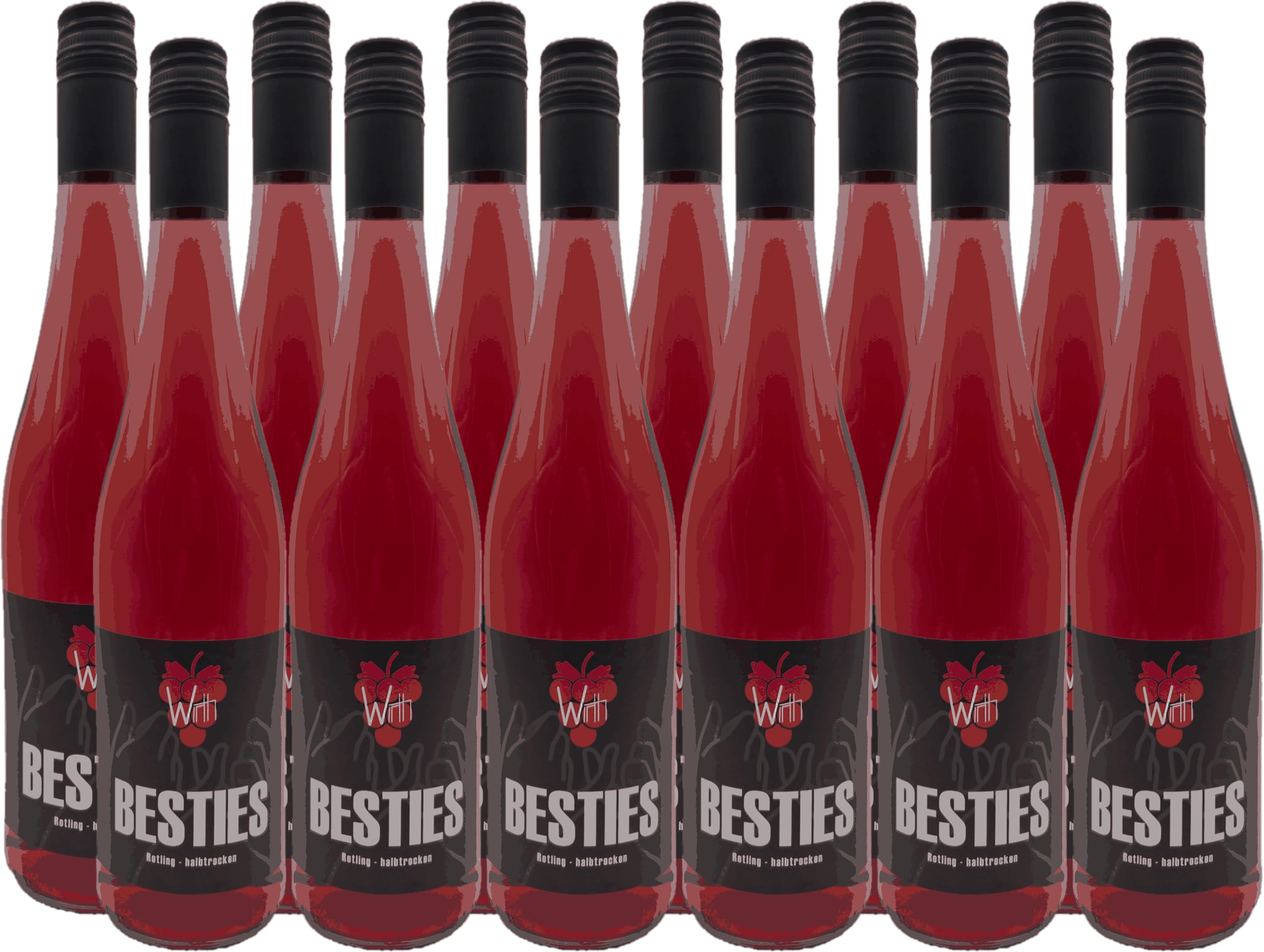 Weingut Wirth - Besties - Rotling halbtrocken, direkt vom Winzer (12 Flaschen)