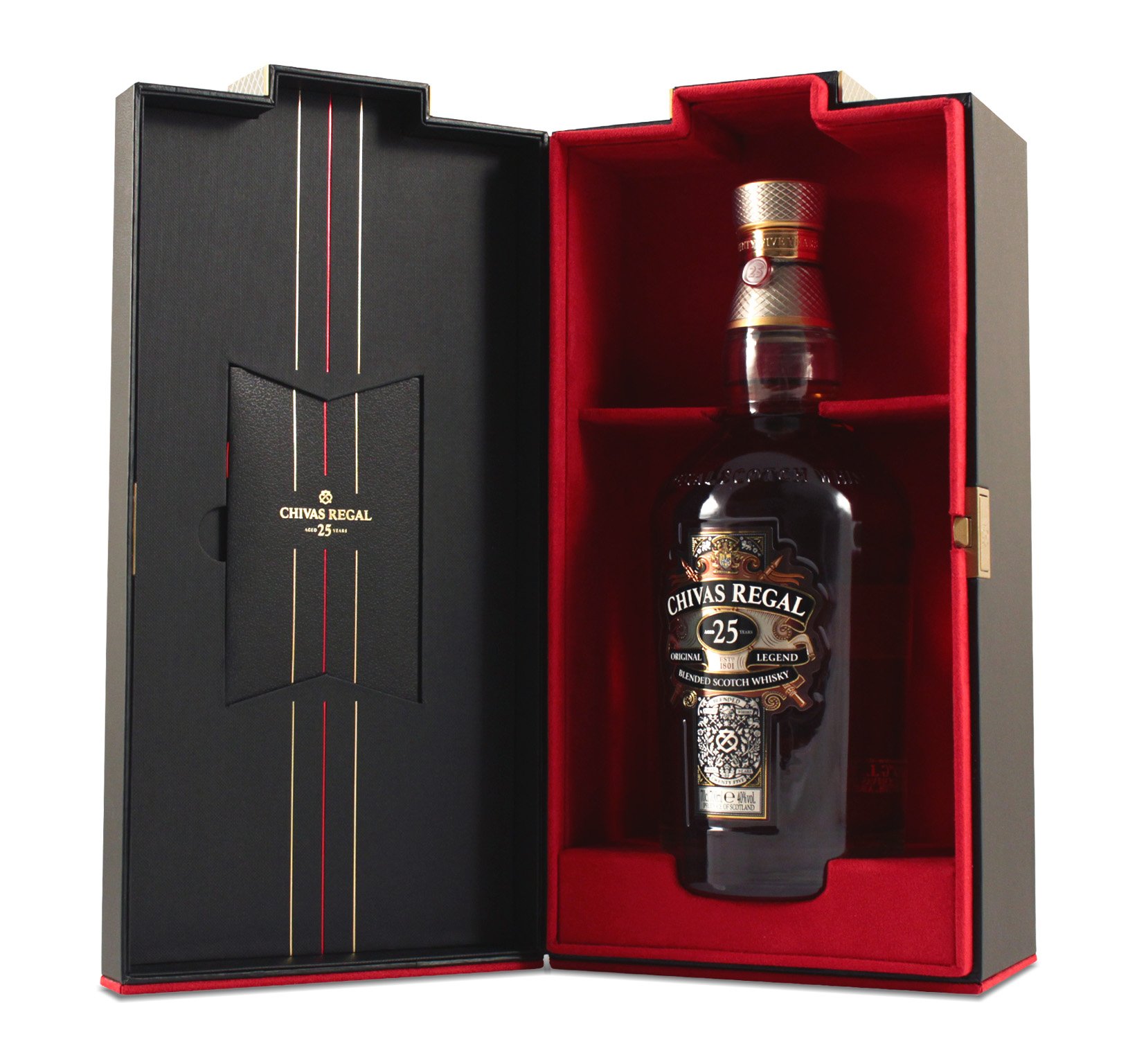 Chivas Regal 25 años Whisky Escocés de Mezcla Premium, 700 ml