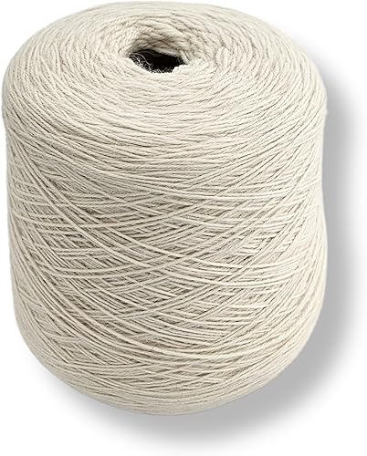 100% Hilo de Alpaca Baby para Tejer y Ganchillo - 1 Cono de Hilo Premium DK - Ligero, Hipoalergénico y Térmico Hecho en Perú - Ideal para Proyectos