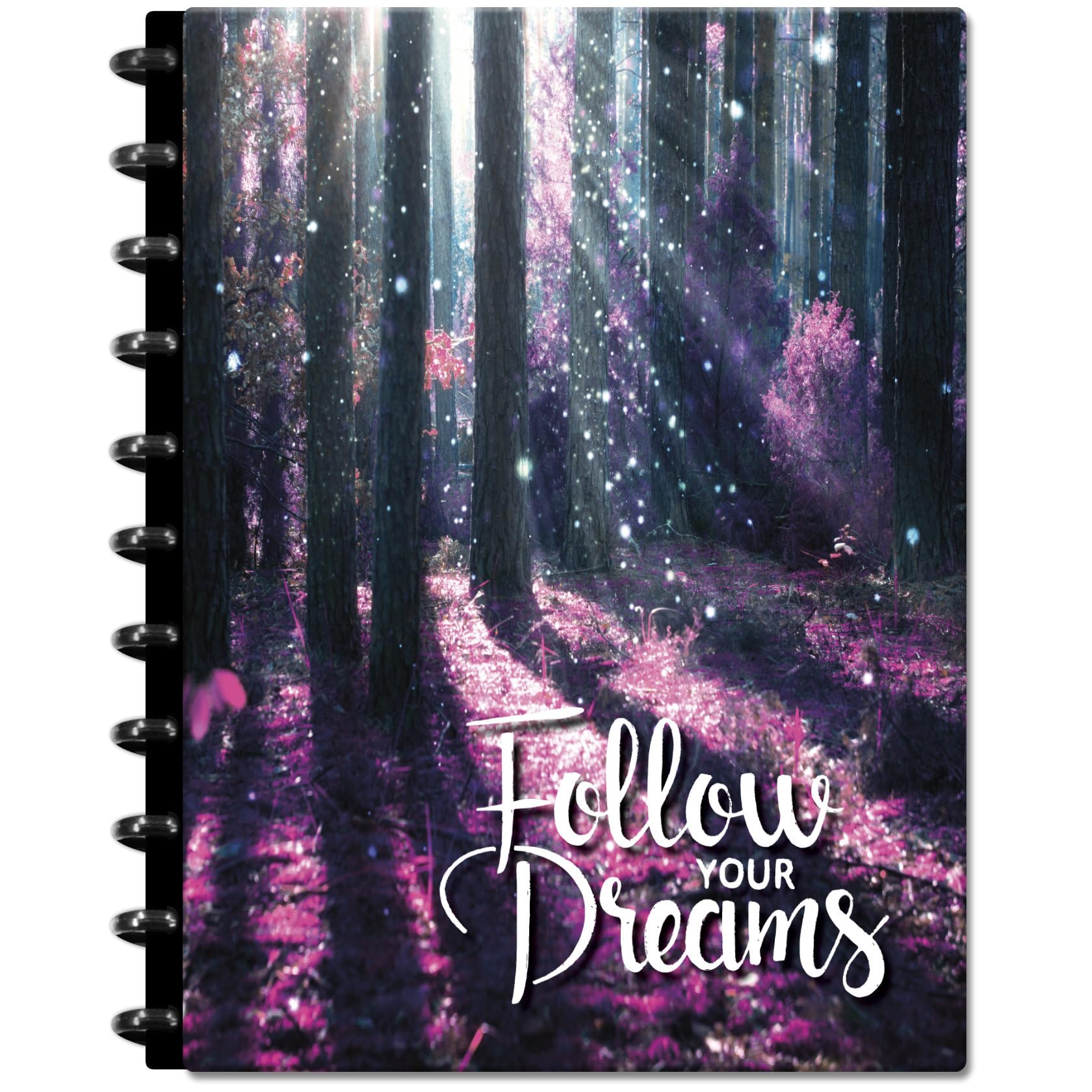 Personalisierbarer Planer 2026 Edition – 21,6 x 27,9 cm Hardcover – Discbound Monats-/Wochen-/Tagesplaner, 1DSC – Follow Your Dreams