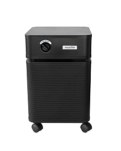 Austin Air HealthMate Standard Air Purifier Black - Advanced 4- Stage Filtration Air Purifiers For Home with Activated
