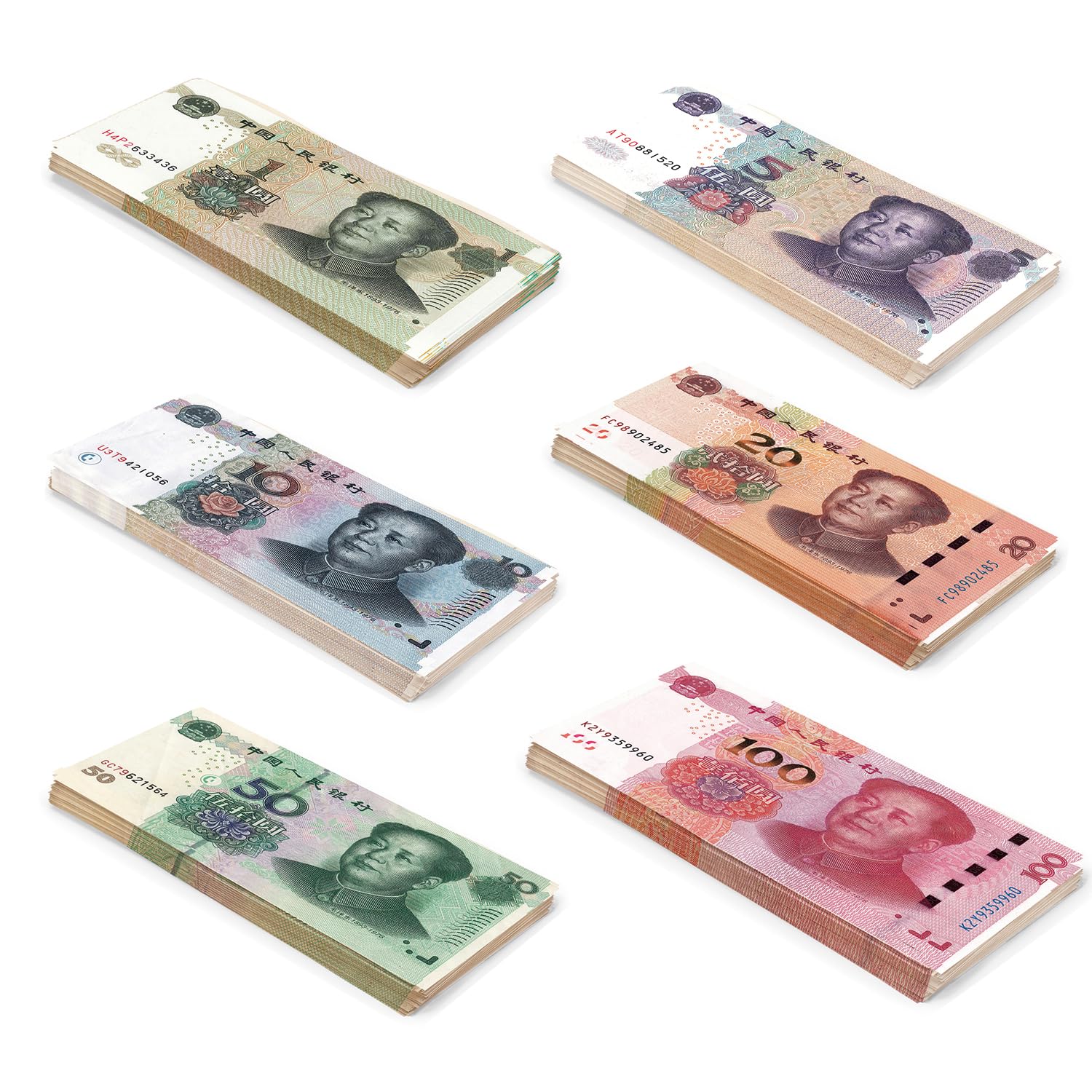 Faux Billets, Euros Realiste Billets Jouet Yuan Chinois - Lot De 150  Billets Miniatures à Gratter Billets Miniature Décoration