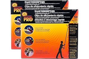 Christmas Pro No Ladder Rapid Release Holiday Lights Gutter Clips 100-Pack