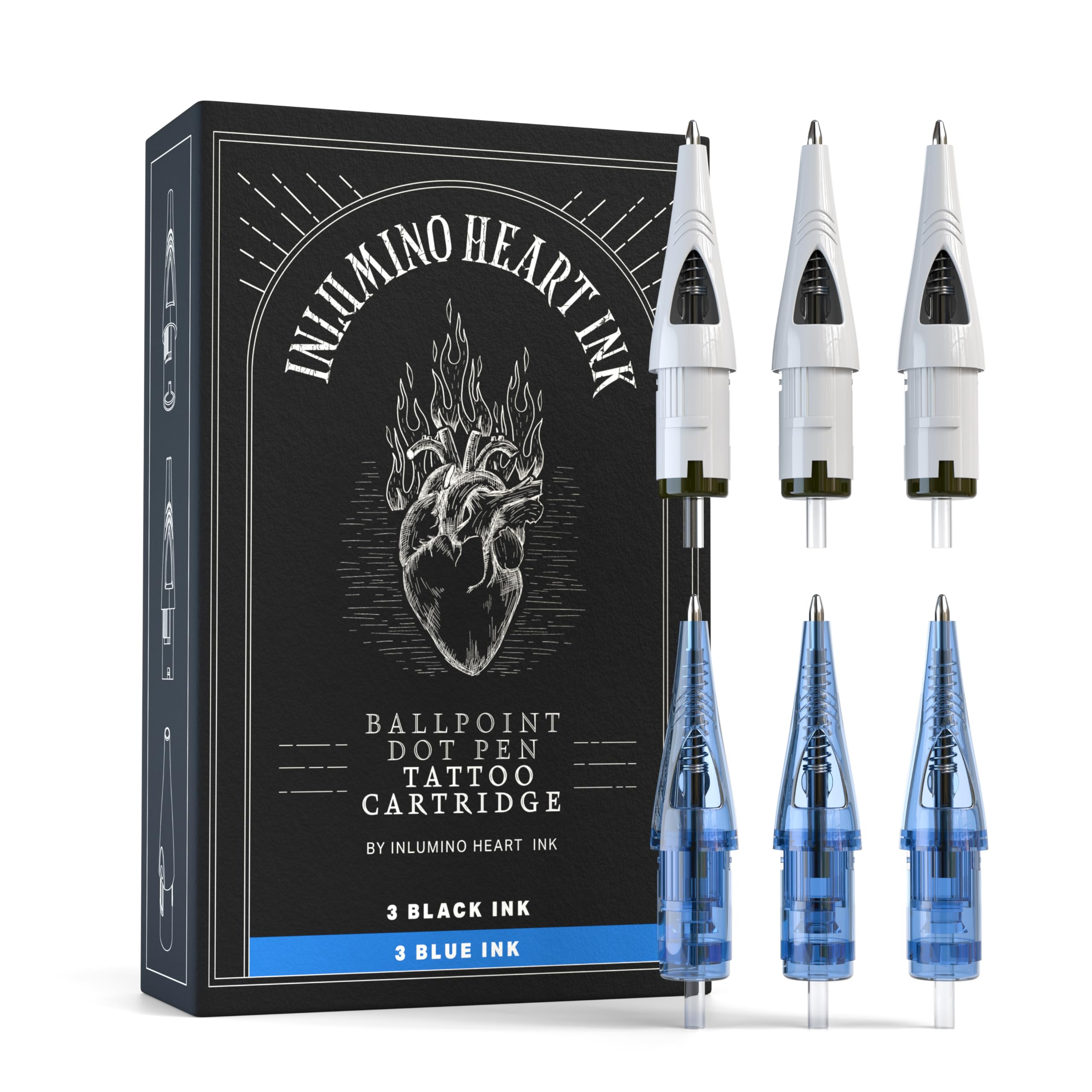 Inlumino heart ink タトゥー練習 ペン Amazon co jp Inlumino ハート