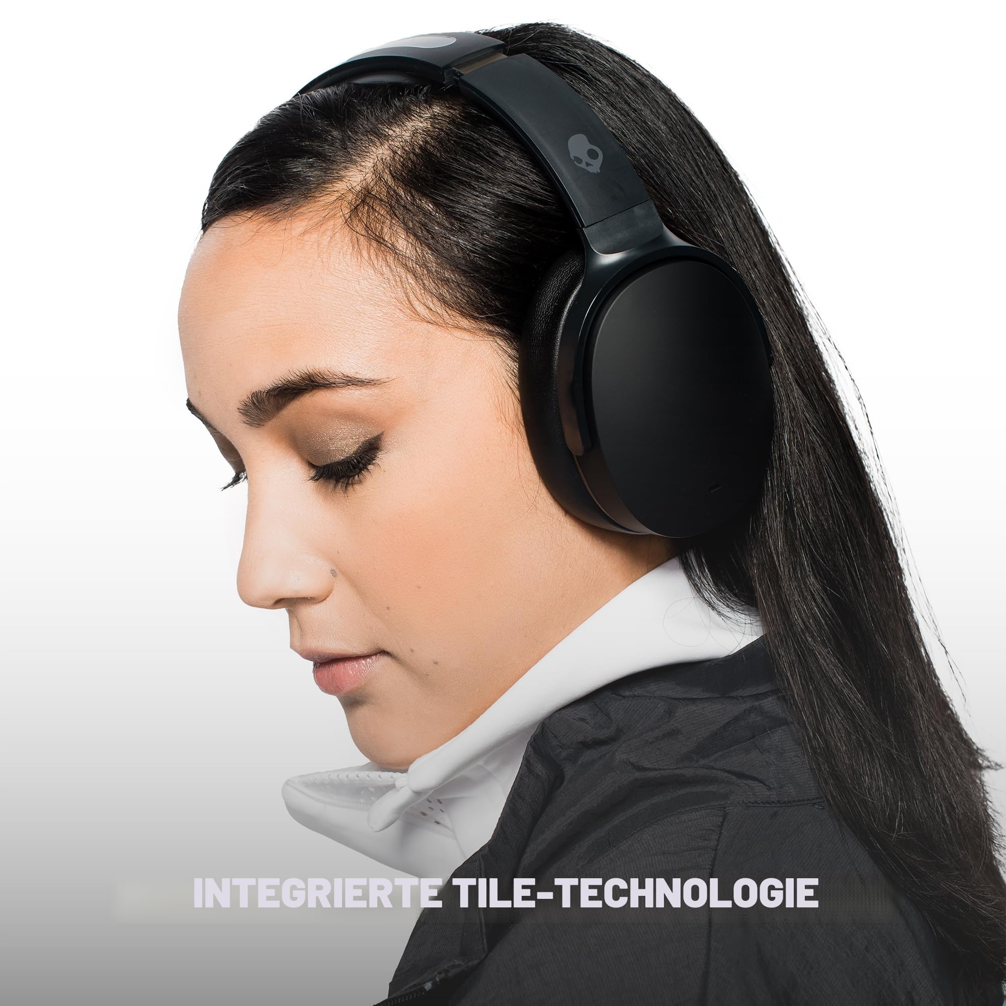 Skullcandy Hesh ANC Over-Ear Wireless-Kopfhörer mit Noise Cancelling, 22 Std. Akkulaufzeit, Mikro, kompatibel mit iPhone, Android und Bluetooth-Geräten - Schwarz
