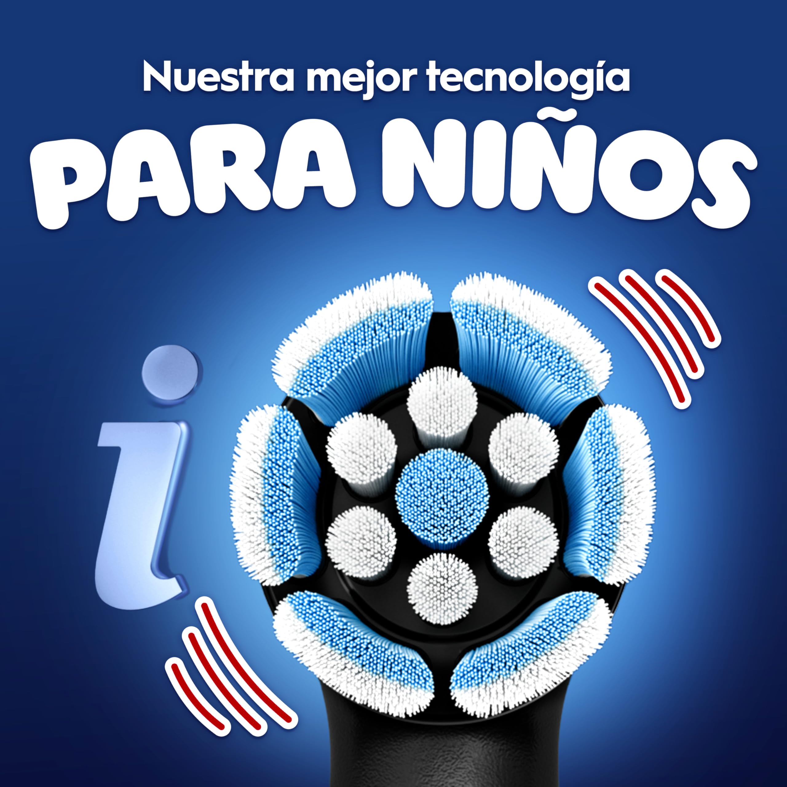 Oral-B iO Kids Marvel Spiderman Cepillo de Dientes Eléctrico para Niños +6 Años - 1 Cabezal y Estuche de Viaje, 3 Modos de Cepillado, Suave con Encías y Dientes Inestables, Cepillo Dental Oral B Niños