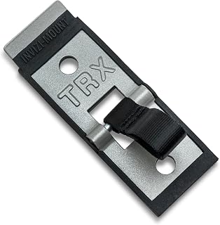 TRX Invizi-Mount Wall Anchor for Suspension Trainers - Discreet 2-in-1 Hanger Holds 350 lbs, Easy Home Gym Setup Anywhere