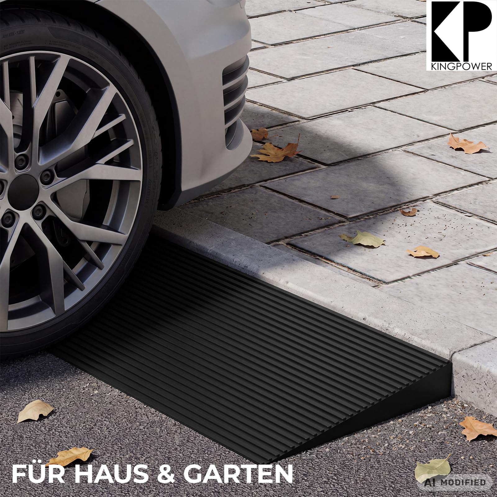 Rampe D'Accès Bordure en Caoutchouc Fauteuil Roulant Mobilité 8-45 mm Kingpower