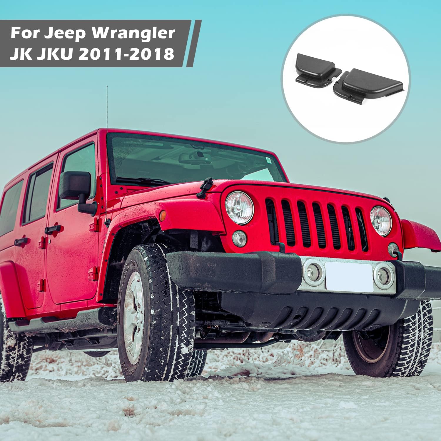RT-TCZ for Wrangler JK Front Door Pockets Storage for Jeep Wrangler JK JKU Sport X Sahara Rubicon 2011-2017 Black Accessories 2pcs