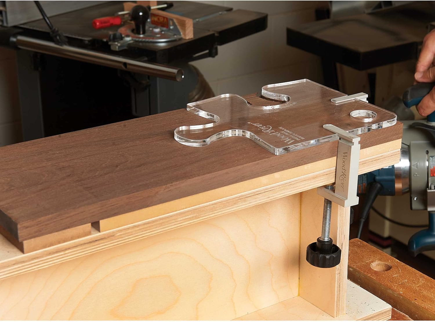 Woodriver Puzzle Piece Router Template