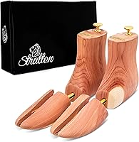 Stratton Boss Cedar Boot Trees for Men - Premium Aromatic Red Cedar, Adjustable Spring-Loaded, USA Grown Wood