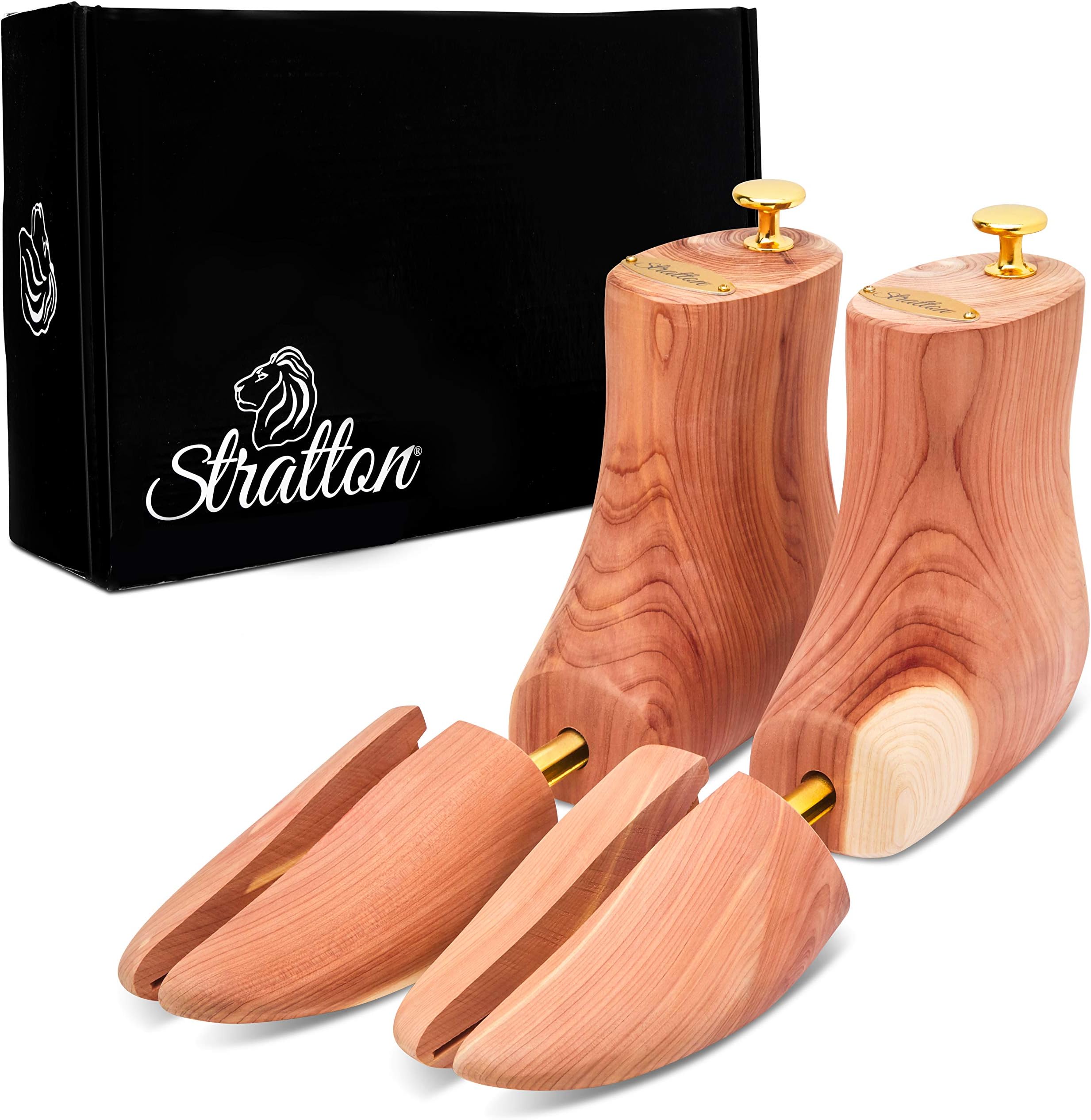 StrattonBoss Cedar Boot Tree For Men | Aromatic Red Cedar | Great Gift For Men!