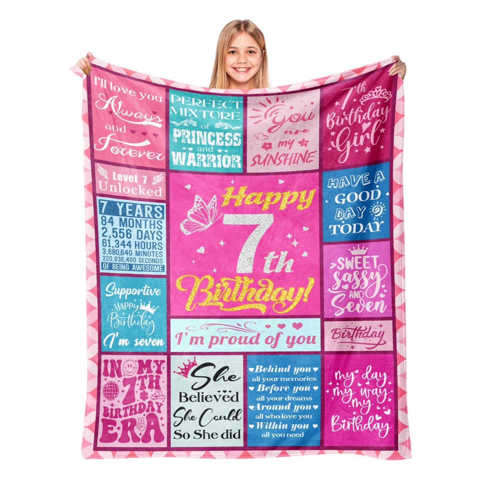 Lavua 7th Birthday Blanket